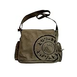 BXCNCKD Herren Koreanische Canvas Tasche Herren Umhängetasche Männer Große Kapazität Computer...