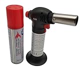 NOLA 863 Küchenbrenner mit 100ml Gas, Flambierset Blister Gaskartusche Nachfüllen,...
