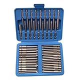 Begchy Set mit 50 extra langen Bits für Sicherheitsschraubendreher, 75 mm, inkl. Stern-,...