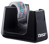 tesa Easy Cut SMART Klebebandabroller für Tische/Kompakter Tischabroller mit...