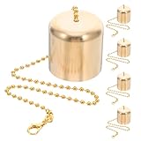 Ciieeo Messing Kerzenlöscherkappen 5 Stück Kleine Flammenabdeckung für Öllampen und...