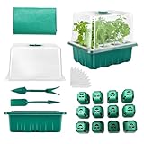 Sämling-Starterschalen – Mini-Gewächshaus-Keimset mit Feuchtigkeitskuppel |...