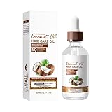 Natürliches Haaröl - 60ml Feuchtigkeitsspendende Lösung | Hochglanzöl für die Kopfhaut - Für...