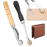 SOGHO 2 Stück Schnittmusterrädchen,Kopierrädchen,Nähen Werkzeug,Nadelrad,Schnittmusterrädchen...