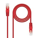 Brightium Cat.6 UTP AWG24 Patchkabel, rot, Länge 25 cm, ideal für Netzwerkverbindungen in engen...