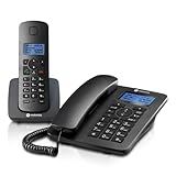 Motorola Voice - C4201 Schnurgebundenes Telefon mit digitalem Schnurlosterminal, Notrufmodus,...