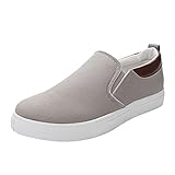 Woaikeyu Modische flache Slip-On-Sneaker, Herren, Jogging, Laufschuhe, Sportschuhe, modisch, leicht,...
