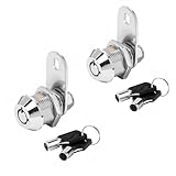 Rohrförmiges Nockenschloss, 2,5 cm, Zinklegierung, Sicherheits-Briefkastenschloss mit 2...