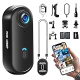 UYIKOO Action Cam WiFi, 64GB Sportkamera WLAN 120° 1080P HD, Mini 360 Action Kamera Fahrrad...