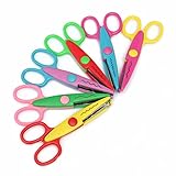 6-teiliges Zackenscheren-Set für Kinder, sicher, bunt, dekoratives Papierscheren-Set mit...