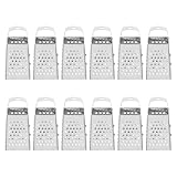 NIYANGLE 12 Stück Teiliges Mini Edelstahl Käsereibe Handheld mit Stabilem Griff Vielseitiger...