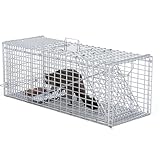 Lebendtierkäfigfalle, Faltbarer Katzenkäfig, Flexibles Pedal, Lange Lebensdauer, Nagetierkäfig...