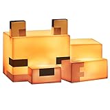 Minecraft Fuchs Nachtlicht - Offiziell lizenziert, Süße Lampe, Geschenk für Jungs & Mädchen,...
