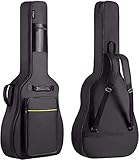 CAHAYA Gitarrentasche Akustikgitarre Gig Bag Guitar Case wasserdicht gepolsterte Gitarre Rucksack...