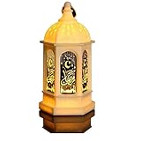 Seprendi 6 Stück Laterne Hängend Ramadan Lampe Mond Stern Lampe Vintage Laterne Dekoration