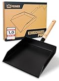 FEINER® | Kehrschaufel PRO® TM - 3160 | Robustes Kehrblech | Metall | Schwarz Pulverbeschichtet |...
