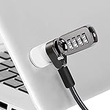 CaLeQi Laptopschloss Notebook Lock Computer Lock Kombination Kabel Lock mit 4 Digit Passwort Schutz...