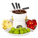 UMLIPOT Käse Fondue Mini, Schokolade für Fondue, Fondueset, Schokobrunnen Kerz, Mini Fonduem,Sweet...