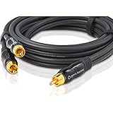 Oehlbach BOOOM 300 - Subwoofer Y-Cinch-Kabel (2 x Cinch auf 1 x Cinch) - Druckvolle Basswiedergabe &...