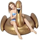 JIAQIWENCHUANG Pool Float Floating Row Air Bett Schwimmbad Float, 170 cm Riesige Schlauchfahrten...