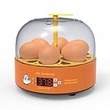 Mini 6 Eier Inkubatoren Elektronischer Digitaler Inkubator Temperaturregelung für Hühner Enten...