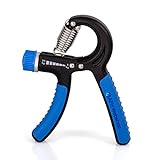 AFH Einstellbarer Federgriff | Handtrainer | Handgrip | mittel (ca. 5,0 bis 20 kg)