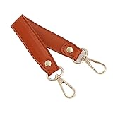 CaFfen Taschenkette 28CM PU Leder Schulter Gurt Einfarbig Ersatz Tasche Kurze Riemen Handtaschen...