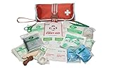 Kurgo Erste Hilfe Set für Hunde, 50-teiliges Kit mit Flaschenöffner, Ideal fürs Wandern oder...