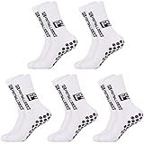 Belloxis 5 Paare Fußball Socken Sportsocken Herren 43-46 Fussball Geschenke Manner Stoppersocken...