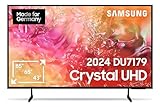 Samsung Crystal UHD 4K DU7179 Fernseher 43 Zoll, Samsung TV mit PurColor, 4K Upscaling, Crystal...