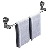 Handtuchstange mit Saugnäpfen | Badezimmerhalterung ohne Bohren | Korrosionsbeständiges...