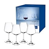 Villeroy & Boch – Ovid Rotweingläser Set 4 Teilig, Spülmaschinenfest, Rotweingläser 4Er Set,...