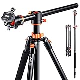 K&F Concept 238CM Stativ, T254A8(SA254T1) Kamerastativ mit verlängerten 90° Mittelsäulen, 360°...