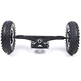 8 Zoll LKW Räder Combo, Mountain Board Longboard Schwarz Skateboard Skateboarding Sport Truck...