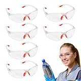 6 Stück Schutzbrille, Schutzbrille Arbeitsschutzbrille, Schutzbrillen, Arbeitsschutzbrille,...