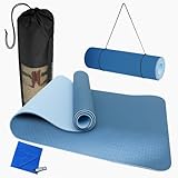 Yogamatte Blau/Hellblau