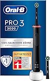Oral-B PRO 3 3000 Elektrische Zahnbürste/Electric Toothbrush, 2 CrossAction Aufsteckbürsten, mit 3...