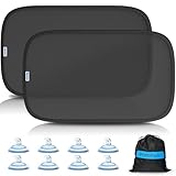 PEMOTech Sonnenschutz Auto Baby,[2025 Upgrade]Groß 53×36cm mit Starken Saugnäpfen Statt...