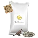 Boill/Sonnenblumenkerne 100% gestreift 25 kg - Vogelfutter direkt vom Hersteller, Wildvögel Garten...