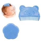 2 Stück Baby Haarbürste,Baby Bürste,Milk Scab Baby Removal,Baby Brush Newborn,Milchschorf Baby...