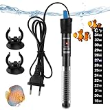 flintronic Aquarium Heizung, 100W Temperatur Einstellbare Aquarium Heizer Mit Saugnäpfen,...
