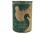 My Nassfutter Duo Ente & Huhn mit Hirse, Kürbis und Birne 410g Dose mÿ Hundefutter ohne...