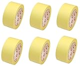 NANDEYIBI 6 Rollen Flachkrepp Abklebeband Malerkrepp Malerband 50mm x 50m bis 60°C (EUR 0,05 / m)