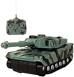 XiangWen Mini RC Panzer Modell mit USB Ladekabel RC Panzer 1:32 Deutscher Tiger I mit Sound...