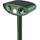 Katzenschreck Ultraschall, Solar Tiervertreiber Katzenabwehr Wasserdicht, Ultraschall Abwehrmittel...