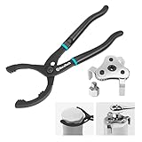 DURATECH Ölfilterzange Ölfilterspinne Set, 2-tlg, Verstellbarer Ölfilterschlüssel 30cm,...