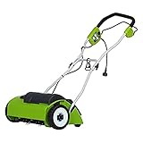 LOHXA Graskantenschneider 10 Ampere 14 Zoll kabelgebundener elektrischer Vertikutierer...