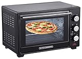 STEInBORG Mini Backofen 25 Liter | Pizza-Ofen | 3in1 Backofen | Minibackofen | Miniofen |...