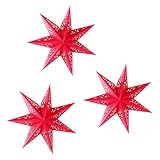 Hängender Lampenschirm Aus Papierstern Kompatibel Mit Standard Glühbirnen Perfekt Für Jahrelange...