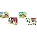 PLAYMOBIL Country 71308 Hühner mit Küken & Country 71252 Kaninchenstall, Tiere für den...